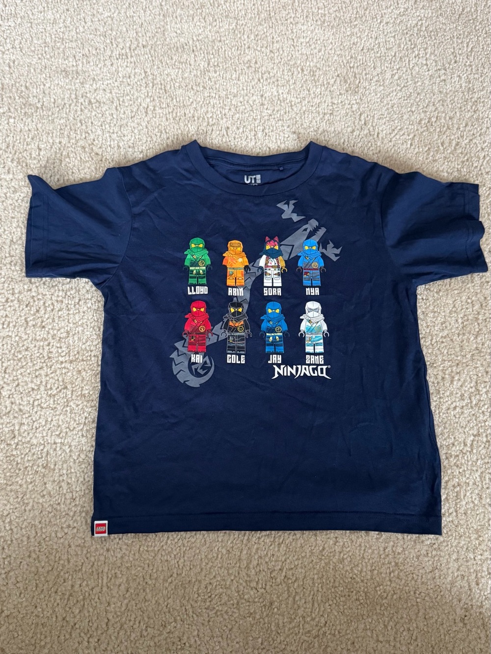 LEGO Ninjago Navy Blue Kids T-Shirt